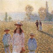 Claude Monet Landscape with Figures,Giverny china oil painting artist